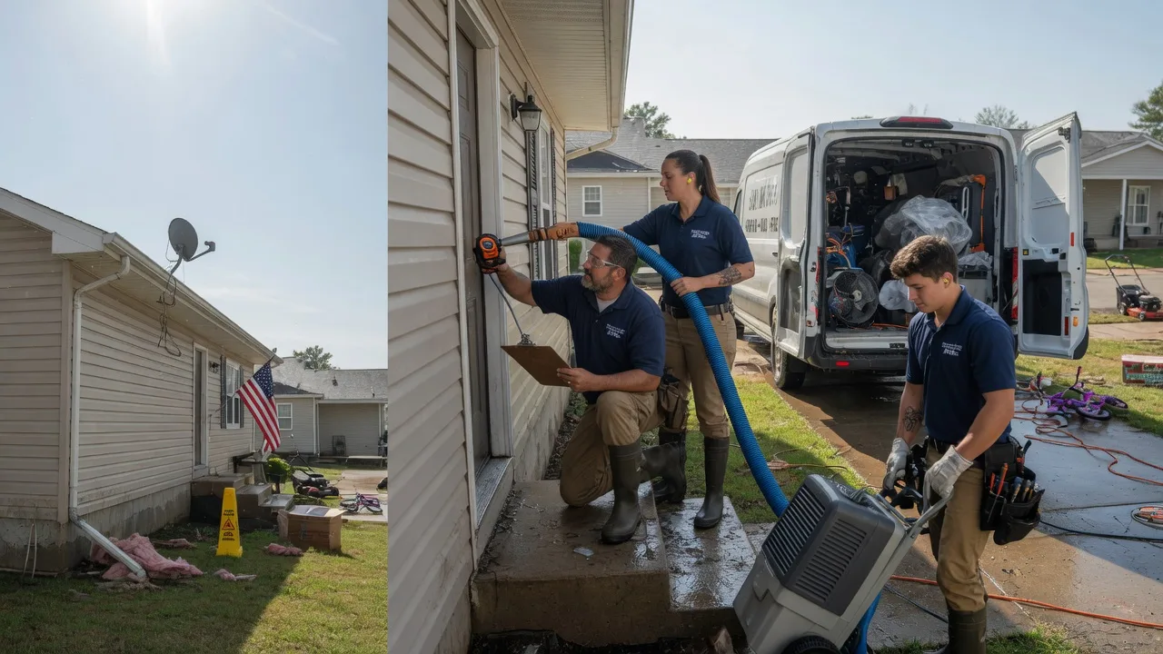 Ceiling Water Damage Restoration in Amboy, IL near me